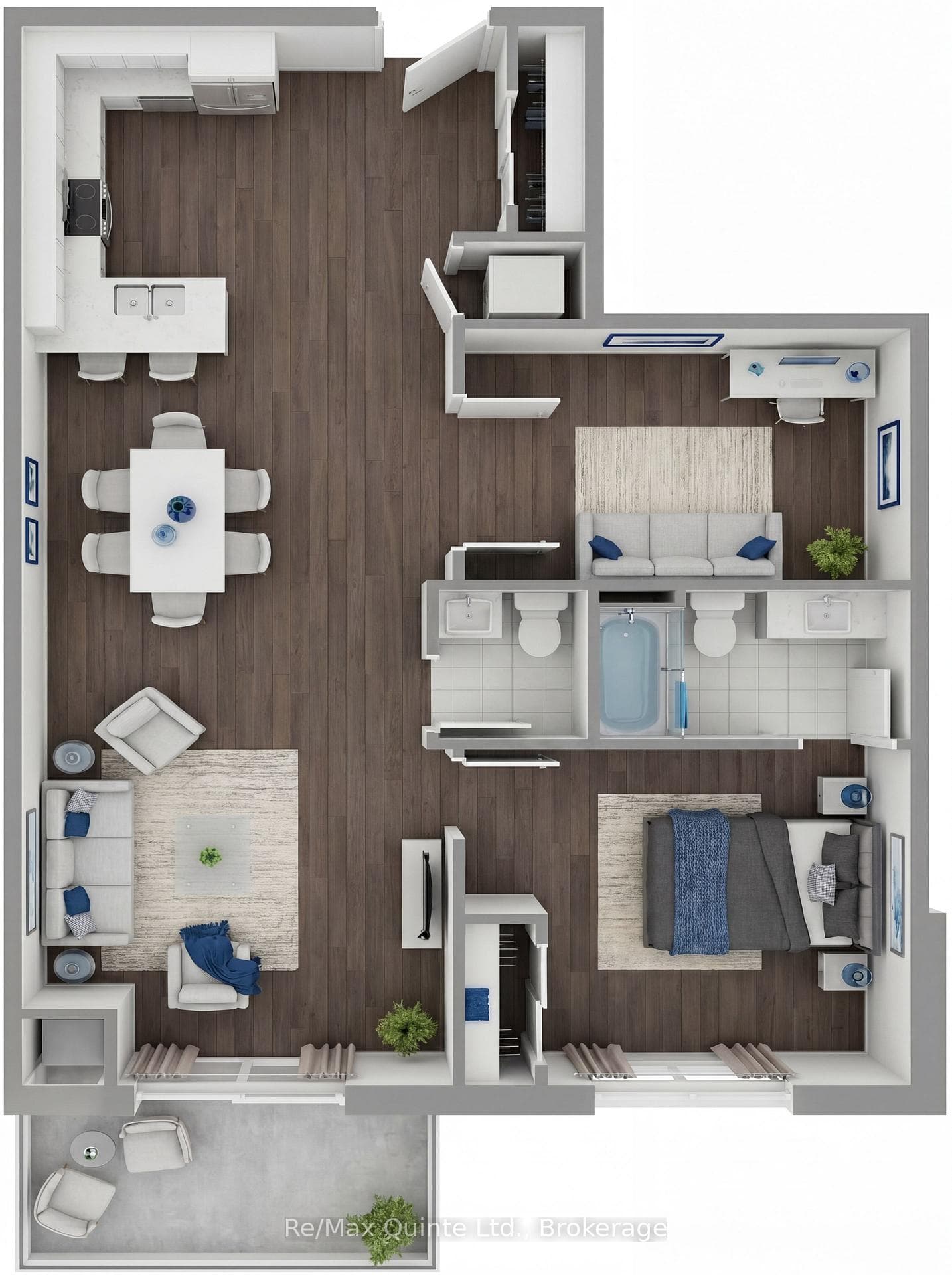 Floorplan Render Suite 407